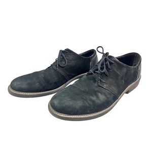 Naot Chief Mens Black Leather Nubuck Lace Up Derby Shoes EU 45 US 12 Business